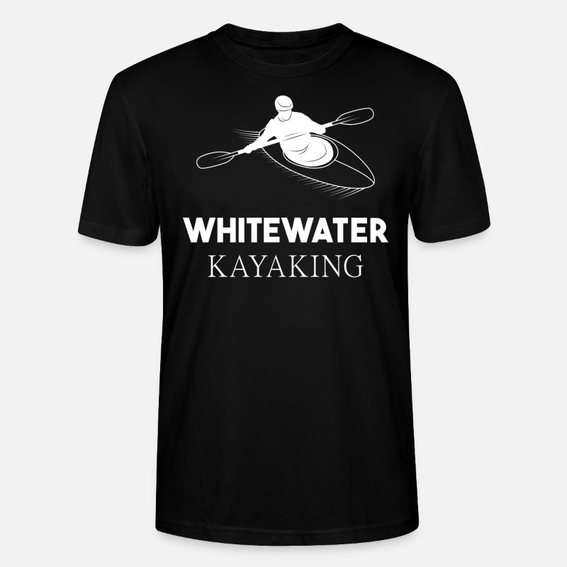 Whitewater Kayaking - Stanley/Stella Unisex Bio-T-Shirt CRAFTER - Schwarz