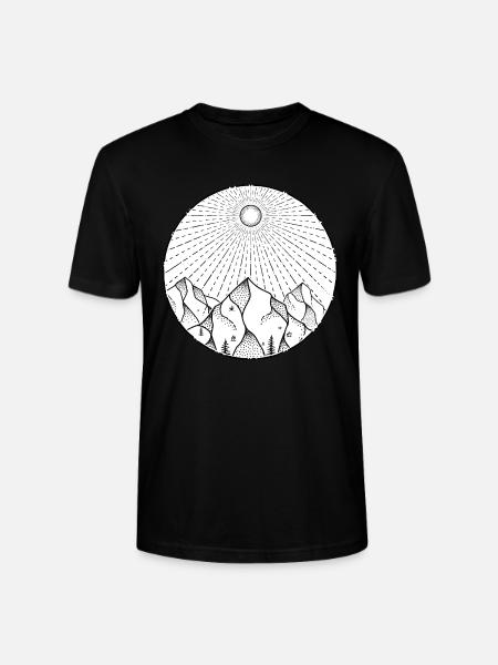 Mountain Lover - Stanley/Stella Unisex Bio-T-Shirt CRAFTER - Schwarz