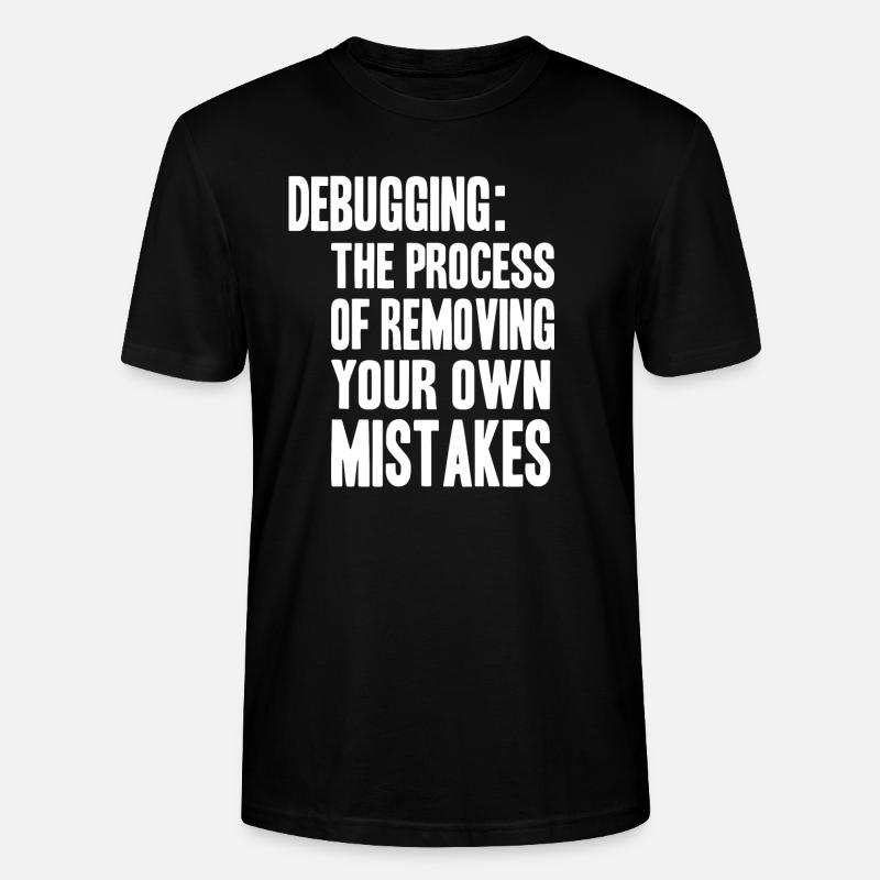 debugging process - Stanley/Stella Unisex Bio-T-Shirt CRAFTER - Schwarz