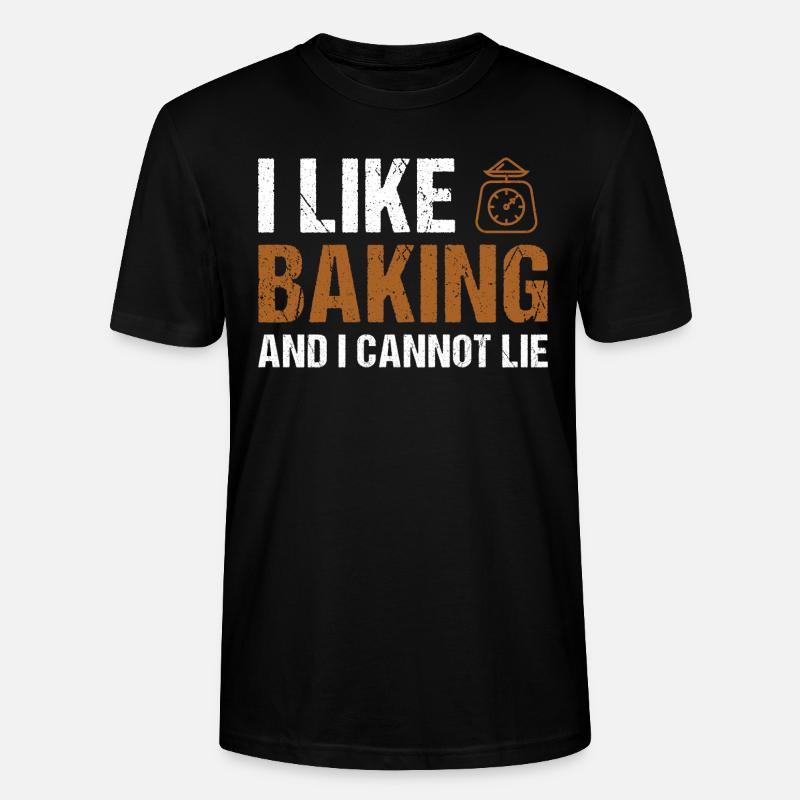Baker I Like Baking - Stanley/Stella Unisex Bio-T-Shirt CRAFTER - Schwarz
