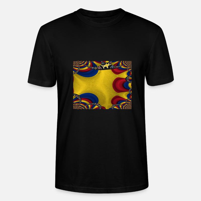 Drapeau de la Roumanie Bucarest - T-shirt bio CRAFTER Stanley Stella Unisexe - noir