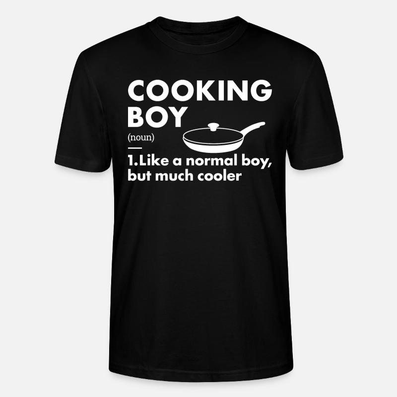 Cook Boy Définition Cuisine - T-shirt bio CRAFTER Stanley Stella Unisexe - noir