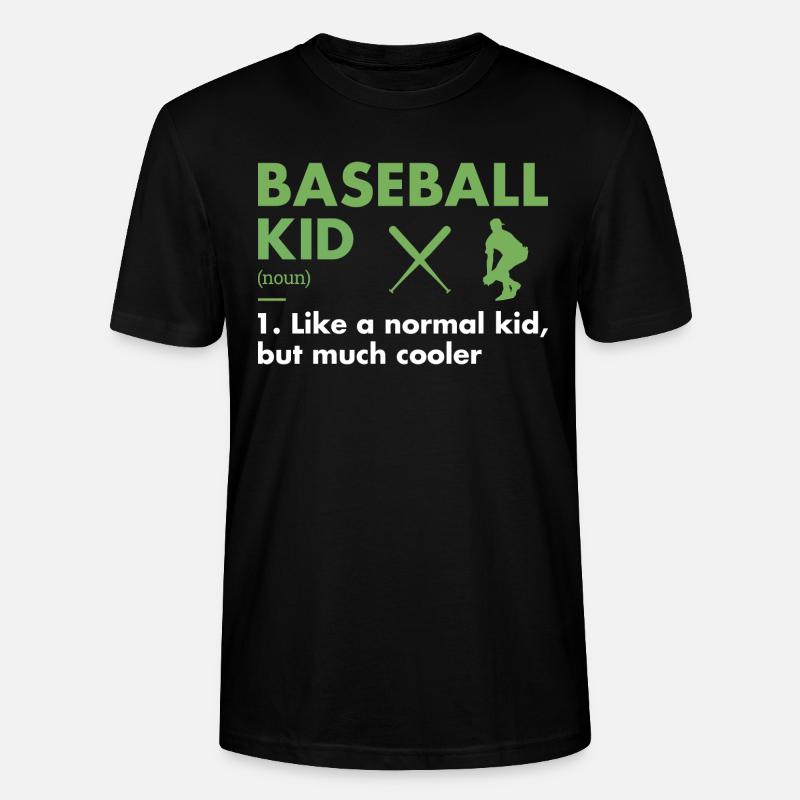 Sport Kid Definition Baseball - Stanley/Stella Unisex Bio-T-Shirt CRAFTER - Schwarz