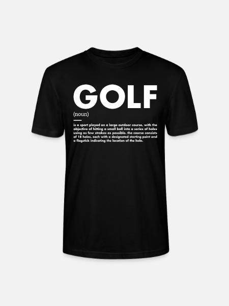 Sport Definition Golf - Stanley/Stella CRAFTER Unisex Organic T-Shirt - black