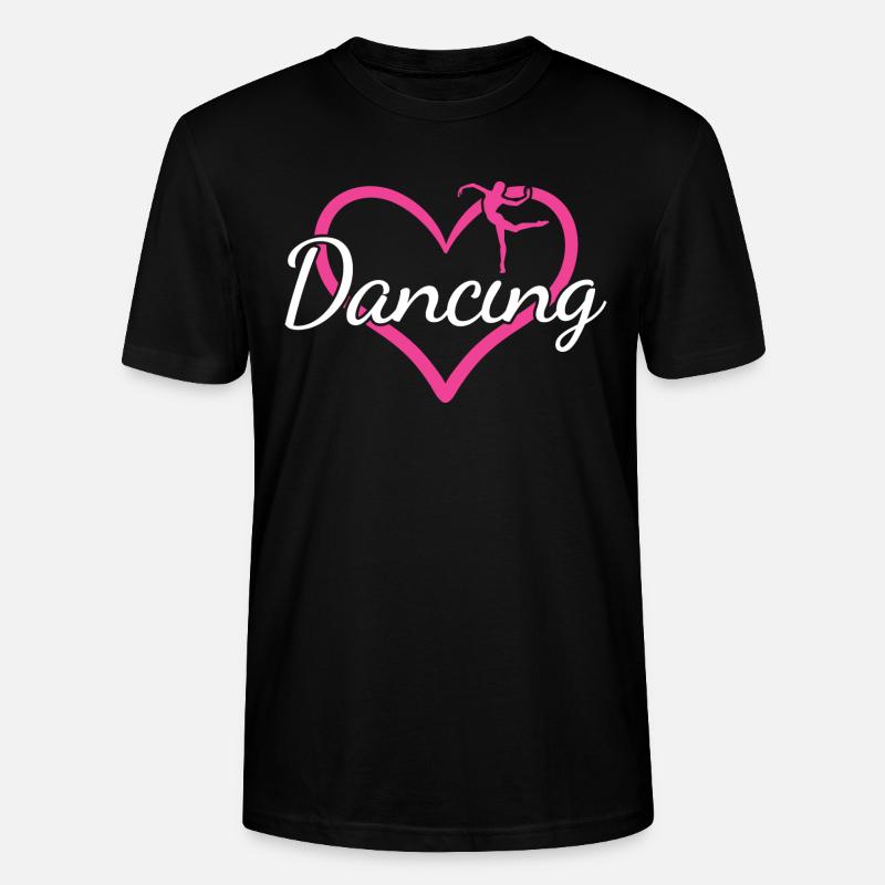 Dancer Heart Dancing - Stanley/Stella Unisex Bio-T-Shirt CRAFTER - Schwarz