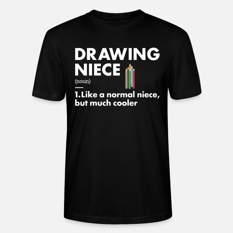 Tiroir nièce définition dessin - T-shirt bio CRAFTER Stanley Stella Unisexe - noir