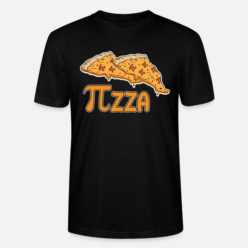 Math Pizza Pi - T-shirt bio CRAFTER Stanley Stella Unisexe - noir