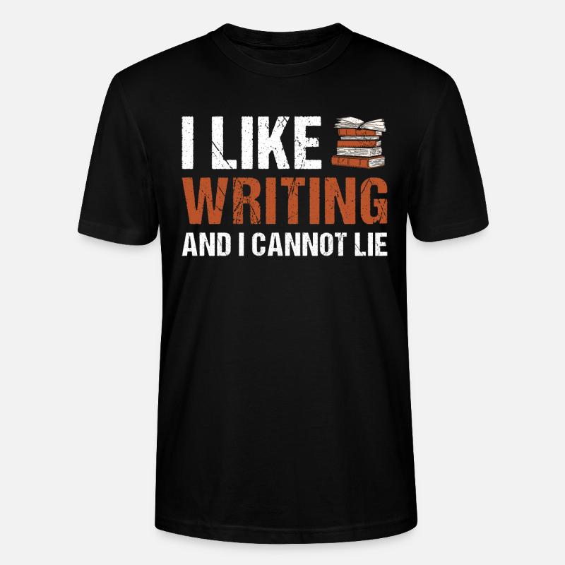 Writer I Like Writing - Stanley/Stella Unisex Bio-T-Shirt CRAFTER - Schwarz