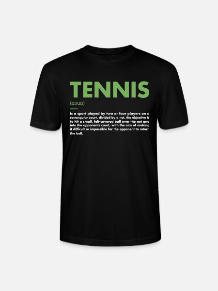 Sport Definition Tennis - Stanley/Stella Unisex Bio-T-Shirt CRAFTER - Schwarz