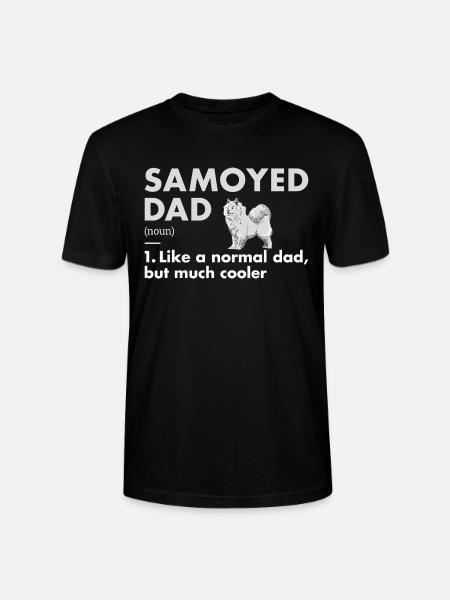Samoyed Dad Definition - Stanley/Stella CRAFTER Unisex Organic T-Shirt - black