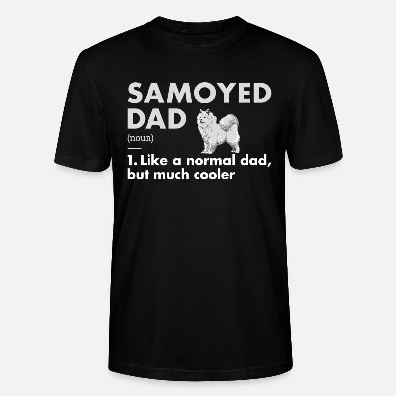 Samoyed Dad Definition - Stanley/Stella Unisex Bio-T-Shirt CRAFTER - Schwarz