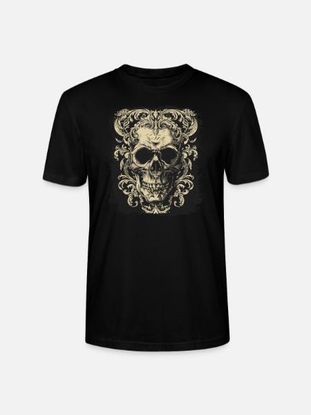Gothic Skull - Stanley/Stella CRAFTER Unisex Organic T-Shirt - black