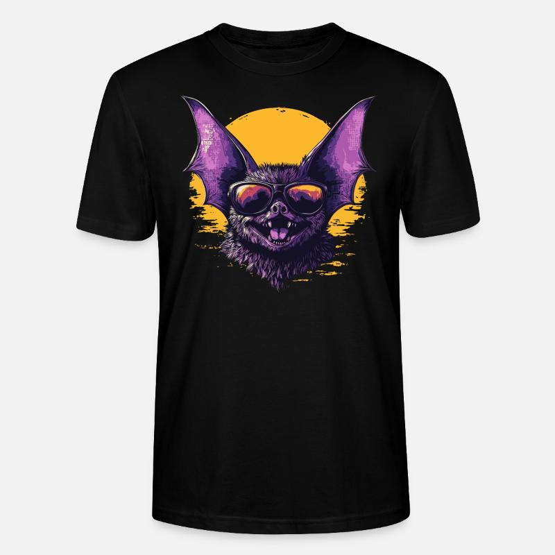 Drôle de chauve-souris - T-shirt bio CRAFTER Stanley Stella Unisexe - noir