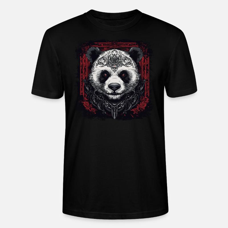 Cool Panda - T-shirt bio CRAFTER Stanley Stella Unisexe - noir