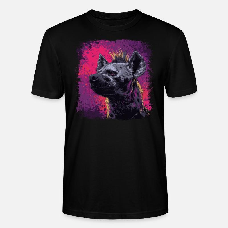Punkrock Hyäne - Stanley/Stella Unisex Bio-T-Shirt CRAFTER - Schwarz