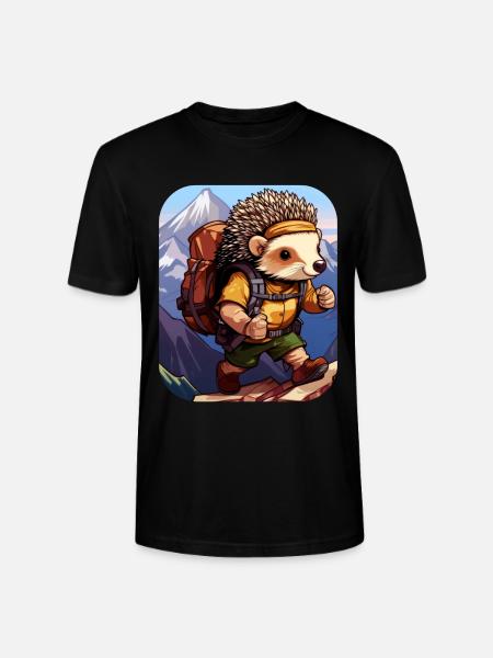 HérissonRandonnée / Alpinisme Hérisson - T-shirt bio CRAFTER Stanley Stella Unisexe - noir
