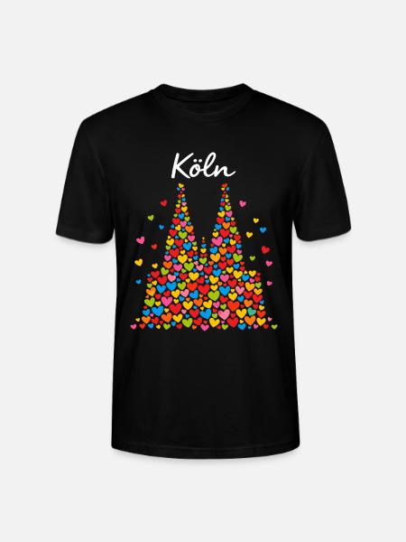 Cologne Carnival Alaaf Confetti Gift - Stanley/Stella CRAFTER Unisex Organic T-Shirt - black
