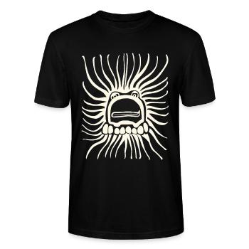 The job meet - Stanley/Stella CRAFTER Unisex Organic T-Shirt - black - Front - Alina (178cm) & Michal (187cm)