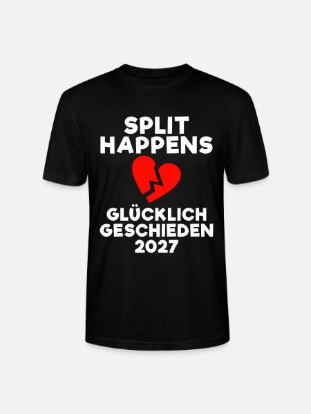 Scheidung 2027 Scheidungsgeschenk Scheidungsparty - Stanley/Stella Unisex Bio-T-Shirt CRAFTER - Schwarz
