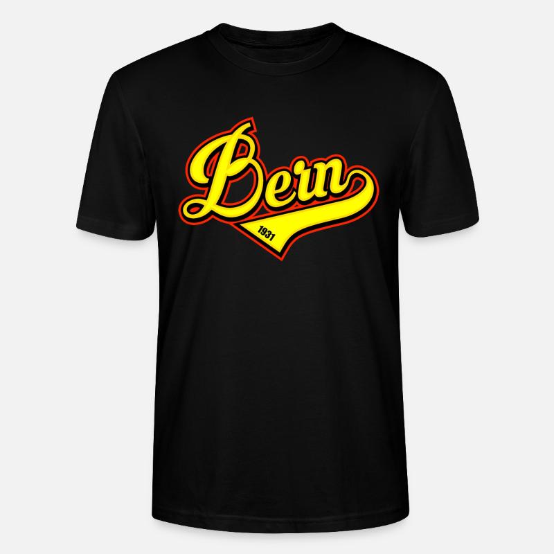 Bern - Stanley Stella CRAFTER unisex økologisk-T-shirt - sort
