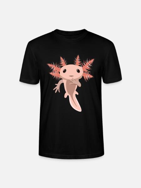Mignon bébé Axolotl - T-shirt bio CRAFTER Stanley Stella Unisexe - noir