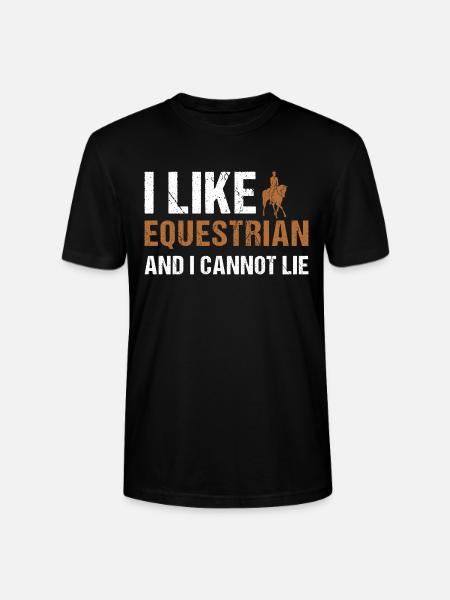 Sport I Like Equestrian - Stanley/Stella CRAFTER Unisex Organic T-Shirt - black