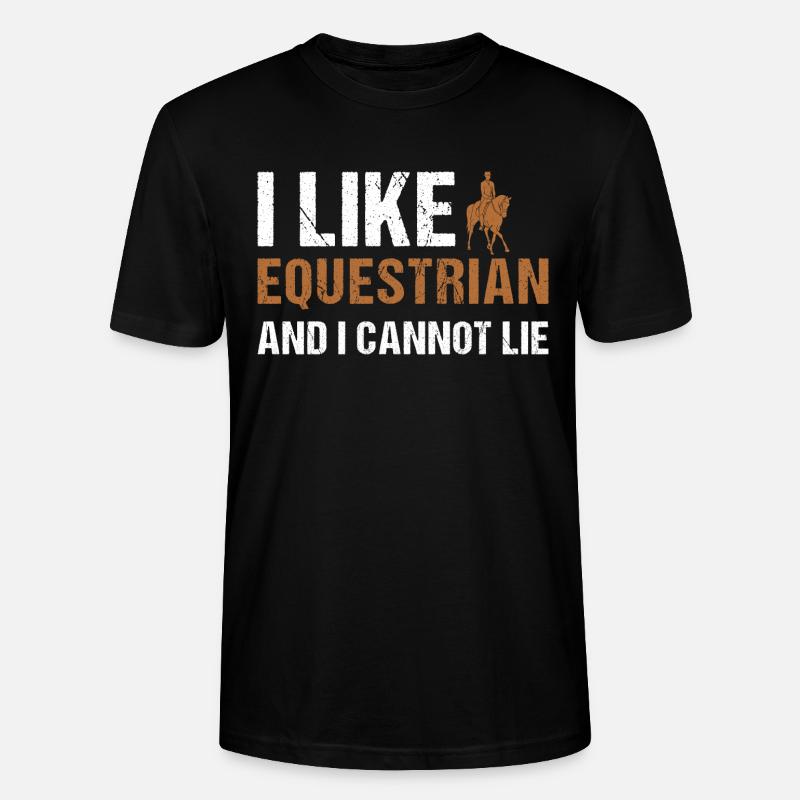 Sport J’aime l’équitation - T-shirt bio CRAFTER Stanley Stella Unisexe - noir