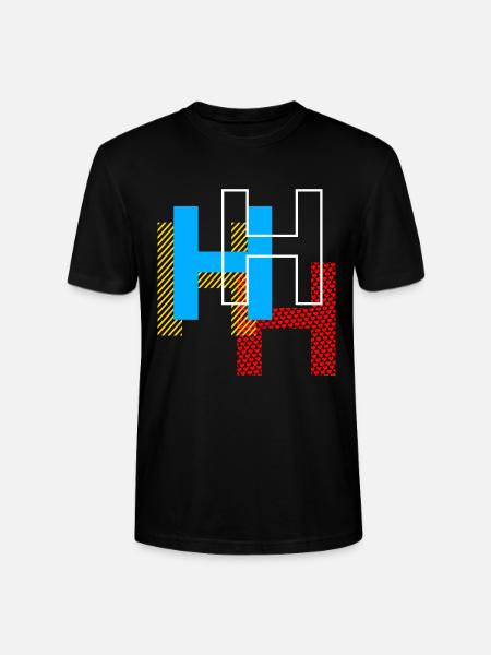 H Letter - Stanley/Stella CRAFTER Unisex Organic T-Shirt - black