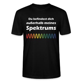 Elektrizität Spektrum Witz Physik - Stanley/Stella Unisex Bio-T-Shirt CRAFTER - Schwarz - Vorne - Alina (178cm) & Michal (187cm)