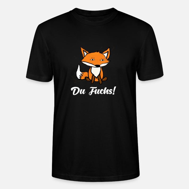 Fuchs - Stanley/Stella Unisex Bio-T-Shirt CRAFTER - Schwarz