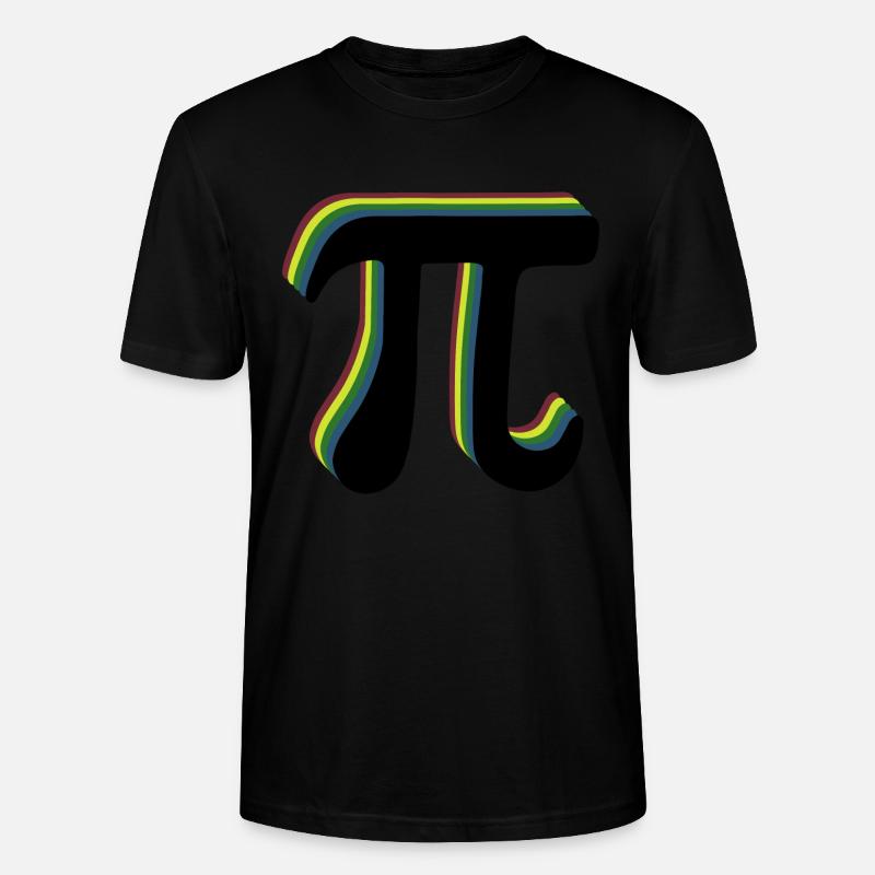 Math Pi-Symbol Pi - Stanley/Stella Unisex Bio-T-Shirt CRAFTER - Schwarz