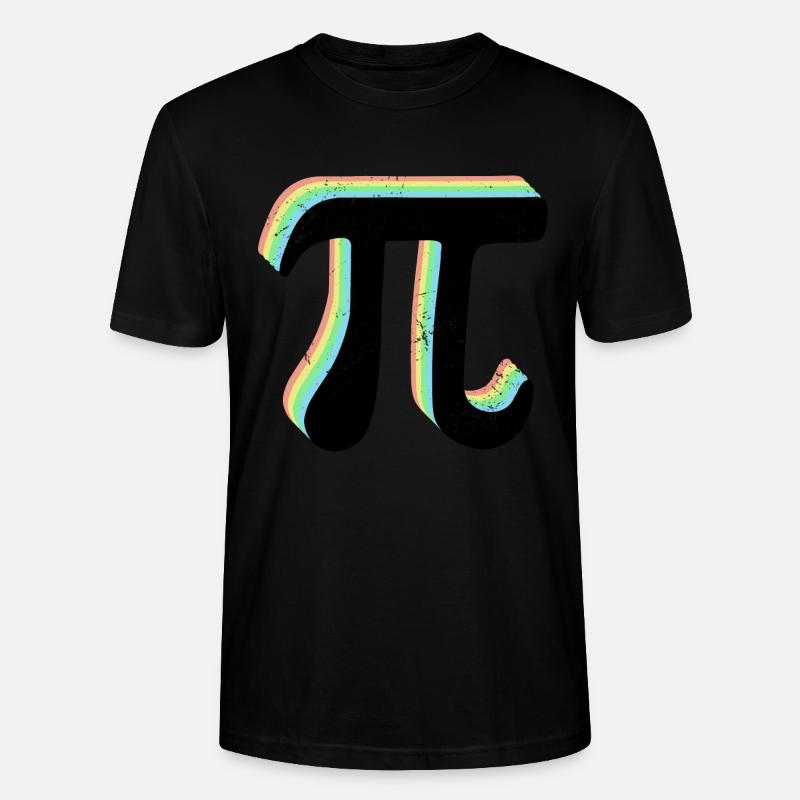 Math Pi symbole Pi - T-shirt bio CRAFTER Stanley Stella Unisexe - noir