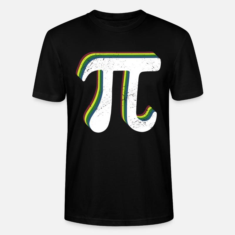Math Pi symbole Pi - T-shirt bio CRAFTER Stanley Stella Unisexe - noir