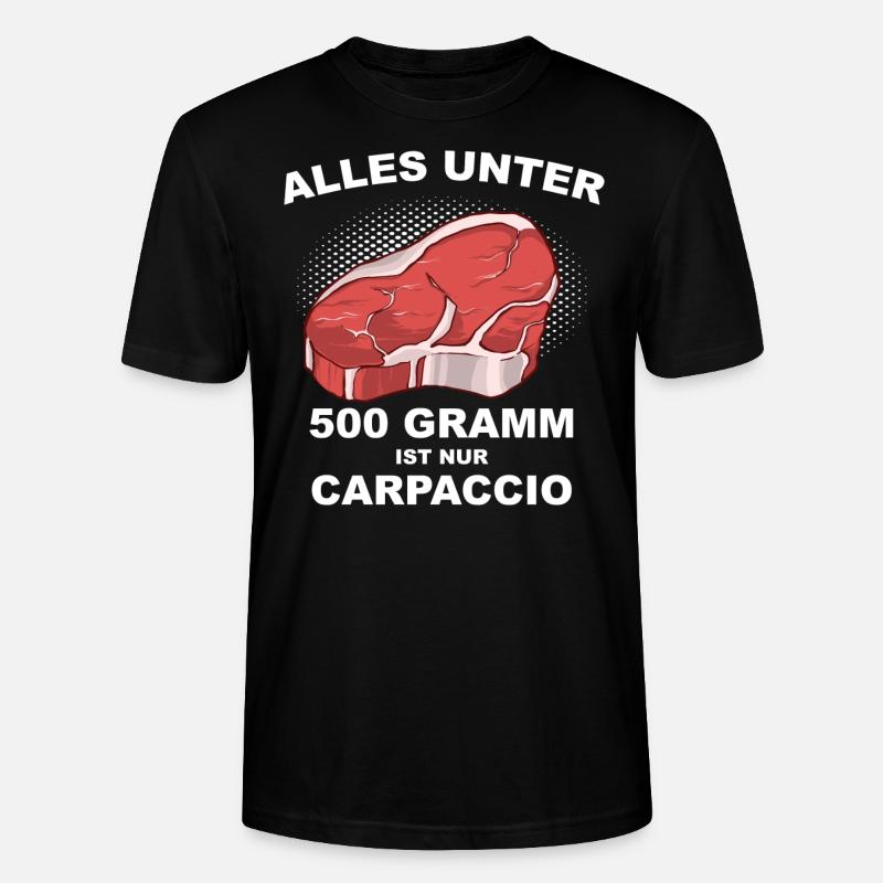 Grillen Lustiger Spruch - Stanley/Stella Unisex Bio-T-Shirt CRAFTER - Schwarz
