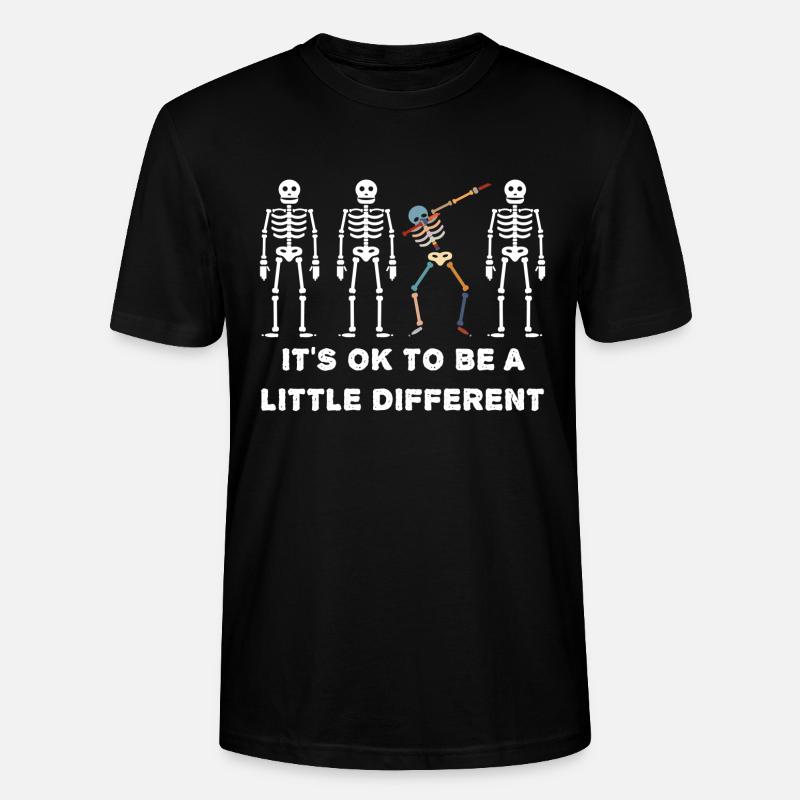 Squelette Dabbing (Difference Edition) - T-shirt bio CRAFTER Stanley Stella Unisexe - noir