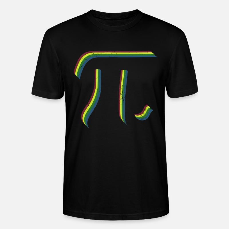 Math Pi symbole Pi - T-shirt bio CRAFTER Stanley Stella Unisexe - noir