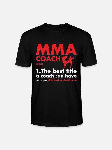 Sport Coach Definition MMA - Stanley/Stella CRAFTER Unisex Organic T-Shirt - black