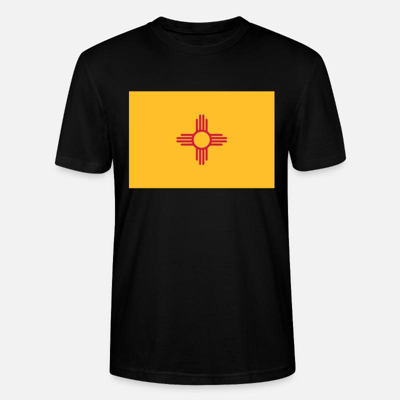 Flag New Mexico - Stanley/Stella Unisex Bio-T-Shirt CRAFTER - Schwarz