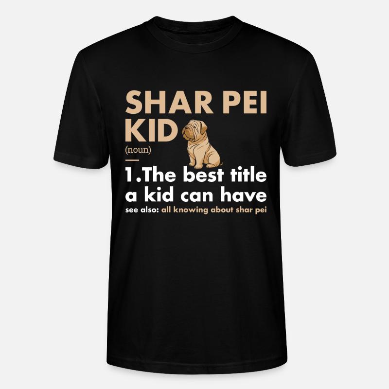 Définition de Shar Pei Kid - T-shirt bio CRAFTER Stanley Stella Unisexe - noir