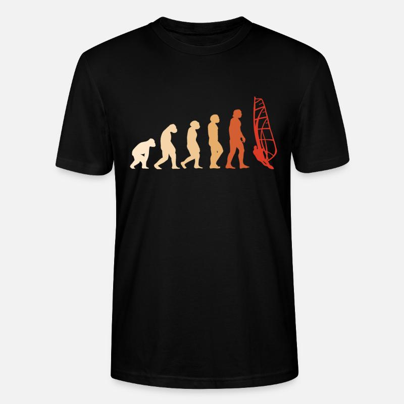 Sport Evolution Windsurfing - Stanley/Stella Unisex Bio-T-Shirt CRAFTER - Schwarz