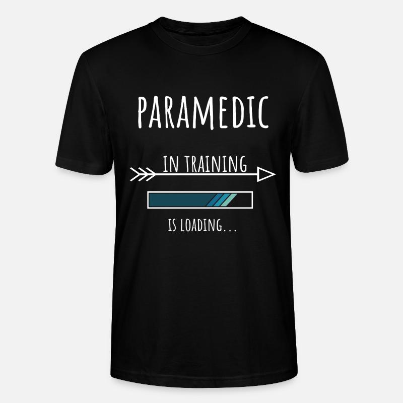 Paramedic in Ausbildung Beruf Geschenk - Stanley/Stella Unisex Bio-T-Shirt CRAFTER - Schwarz