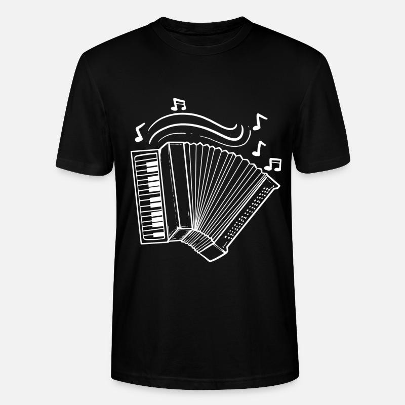Accordéon - T-shirt bio CRAFTER Stanley Stella Unisexe - noir