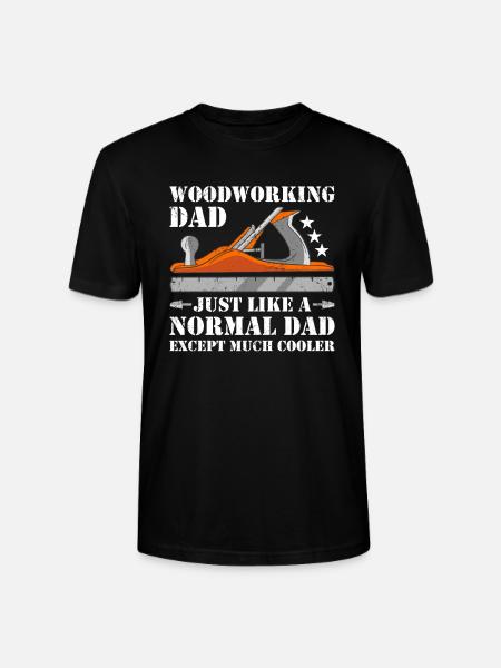 Menuisier Menuiser Papa Menuiserie - T-shirt bio CRAFTER Stanley Stella Unisexe - noir
