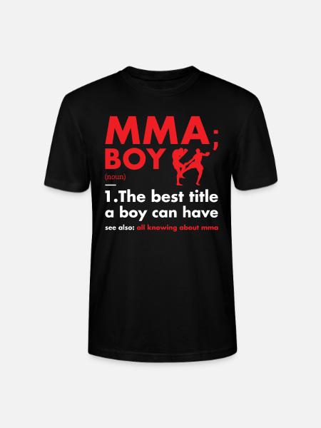 Sport Boy Definition MMA - Stanley/Stella CRAFTER Unisex Organic T-Shirt - black