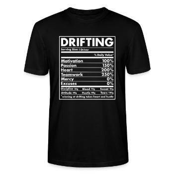 Sport Nutrition Drifting - Stanley/Stella Unisex Bio-T-Shirt CRAFTER - Schwarz - Vorne - Alina (178cm) & Michal (187cm)