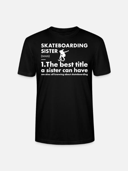 Sport Sister Skateboarding - Stanley/Stella CRAFTER Unisex Organic T-Shirt - black