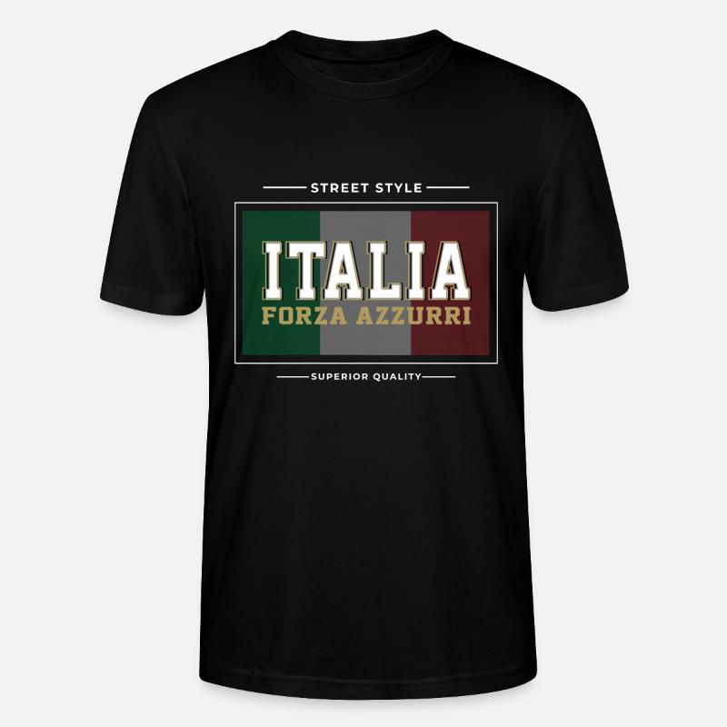 Italien - Stanley/Stella Unisex Bio-T-Shirt CRAFTER - Schwarz