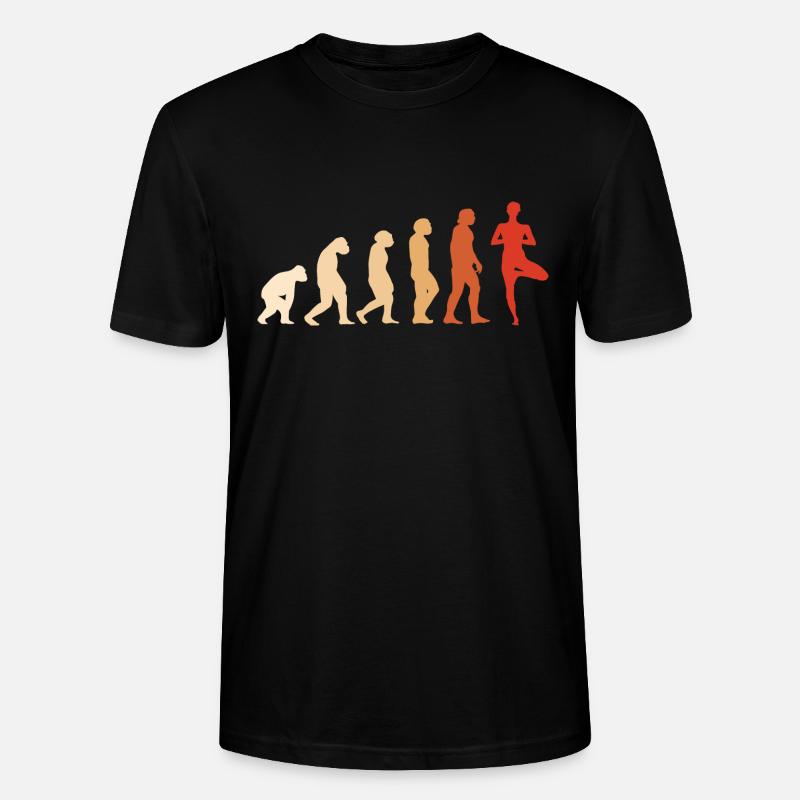 Yogi Evolution Yoga - T-shirt bio CRAFTER Stanley Stella Unisexe - noir