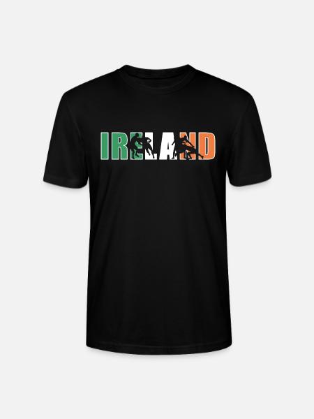 Ireland Rugby - Stanley/Stella Unisex Bio-T-Shirt CRAFTER - Schwarz