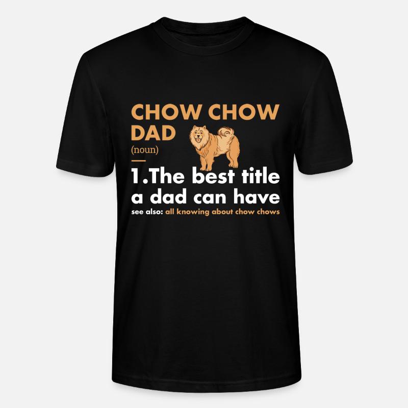 Chow Chow Dad Définition - T-shirt bio CRAFTER Stanley Stella Unisexe - noir
